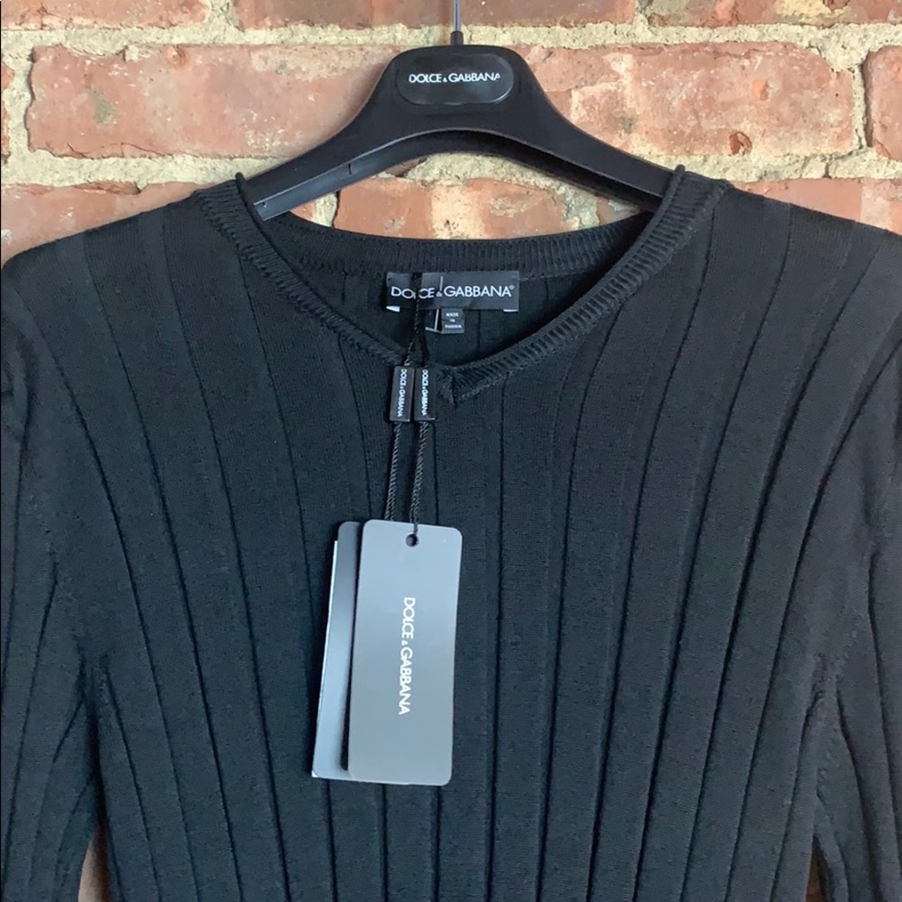 Dolce & Gabbana V Neck Mens Pullover